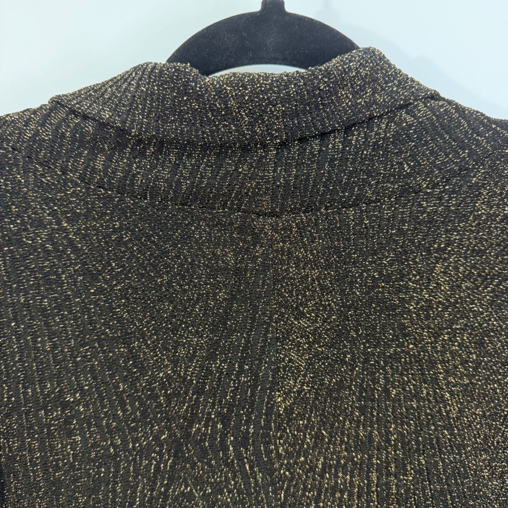 Karen Kane‎ On The Town Turtle Neck Metallic Knit Top 2X NWT Quiet Luxury - Picture 7 of 9